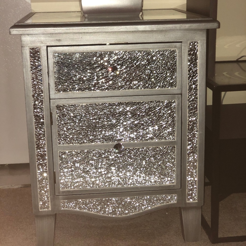 Sparkling Silver Dresser